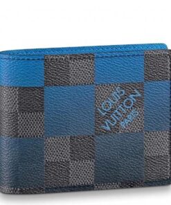 Replica Louis Vuitton Multiple Wallet Damier Graphite Giant N40414 BLV1038