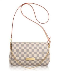 Replica Louis Vuitton Favorite MM Bag Damier Azur N41275 BLV058