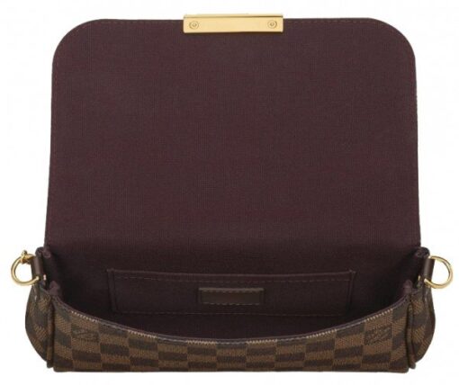 Replica Louis Vuitton Favorite PM Bag Damier Ebene N41276 BLV115 3