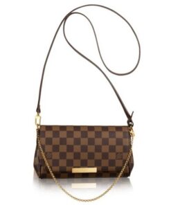 Replica Louis Vuitton Favorite PM Bag Damier Ebene N41276 BLV115 2