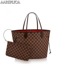 Replica Louis Vuitton Neverfull MM Bag Damier Ebene N41358 BLV113