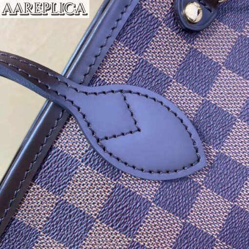 Replica Louis Vuitton Neverfull PM Bag Damier Ebene N41359 BLV098 7