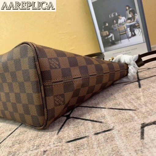 Replica Louis Vuitton Neverfull PM Bag Damier Ebene N41359 BLV098 8