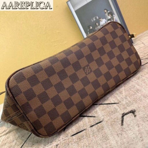 Replica Louis Vuitton Neverfull PM Bag Damier Ebene N41359 BLV098 10