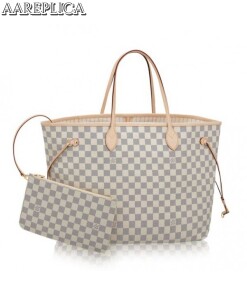 Replica Louis Vuitton Neverfull GM Bag Damier Azur N41360 BLV056