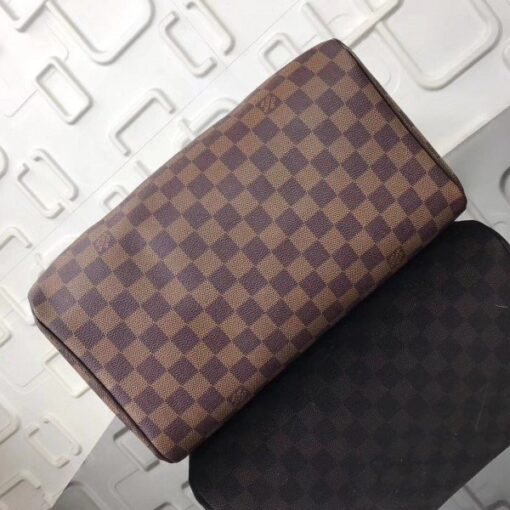 Replica Louis Vuitton Speedy 30 Bag Damier Ebene N41364 BLV112 3