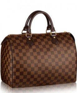 Replica Louis Vuitton Speedy 30 Bag Damier Ebene N41364 BLV112