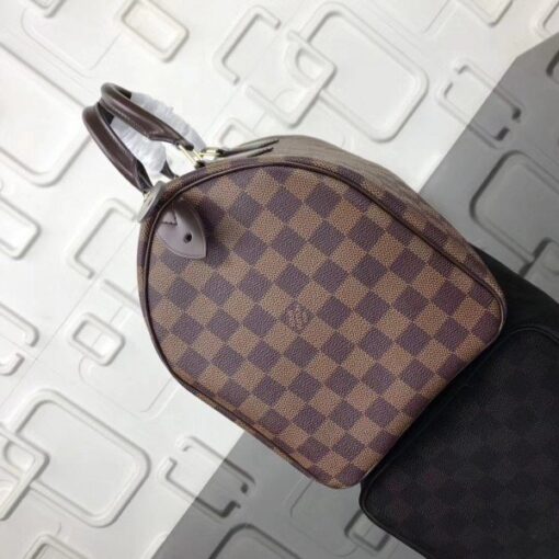 Replica Louis Vuitton Speedy 30 Bag Damier Ebene N41364 BLV112 4