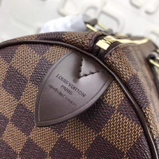 Replica Louis Vuitton Speedy 30 Bag Damier Ebene N41364 BLV112 5