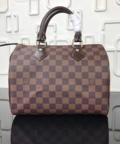 Replica Louis Vuitton Speedy 25 Bag Damier Ebene N41365 BLV107 2