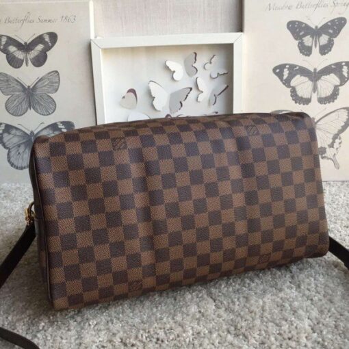 Replica Louis Vuitton Speedy Bandouli??re 35 Damier Ebene N41366 BLV111 3