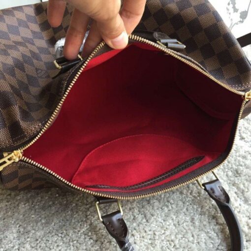 Replica Louis Vuitton Speedy Bandouli??re 35 Damier Ebene N41366 BLV111 6