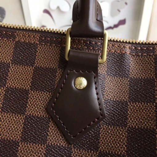 Replica Louis Vuitton Speedy Bandouli??re 30 Damier Ebene N41367 BLV110 6