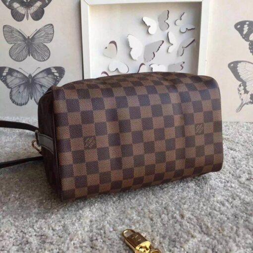 Replica Louis Vuitton Speedy Bandouli??re 25 Damier Ebene N41368 BLV109 3