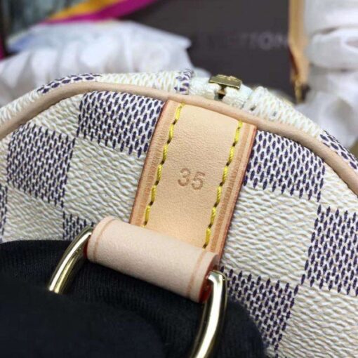 Replica Louis Vuitton Speedy Bandouli??re 35 Bag Damier Azur N41372 BLV054 6