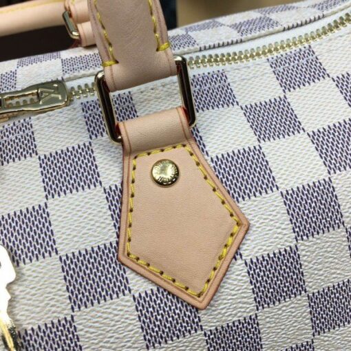 Replica Louis Vuitton Speedy Bandouli??re 35 Bag Damier Azur N41372 BLV054 7