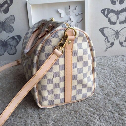 Replica Louis Vuitton Speedy Bandouli??re 30 Bag Damier Azur N41373 BLV053 3