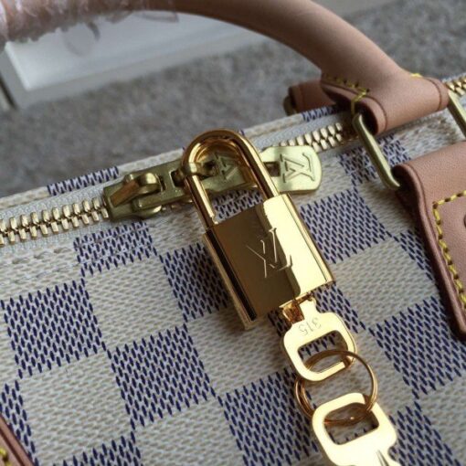 Replica Louis Vuitton Speedy Bandouli??re 30 Bag Damier Azur N41373 BLV053 5