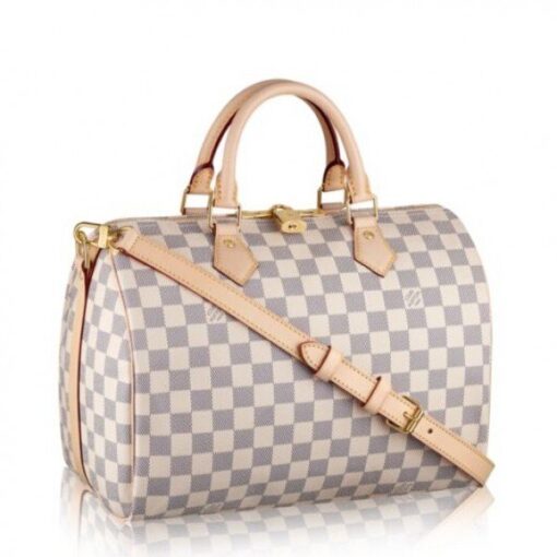 Replica Louis Vuitton Speedy Bandouli??re 30 Bag Damier Azur N41373 BLV053