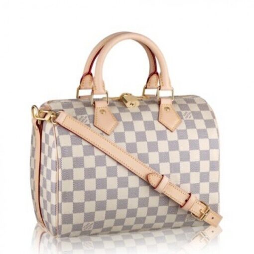 Replica Louis Vuitton Speedy Bandouli??re 25 Bag Damier Azur N41374 BLV052