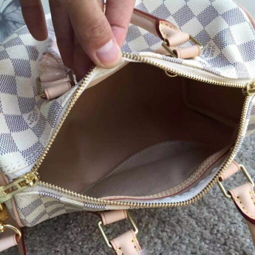 Replica Louis Vuitton Speedy Bandouli??re 25 Bag Damier Azur N41374 BLV052 8