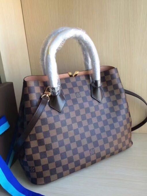 Replica Louis Vuitton Kensington Bag Damier Ebene N41435 BLV106 2