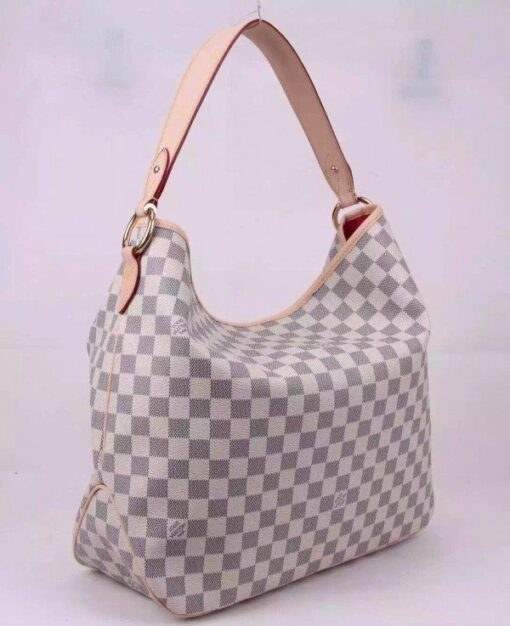 Replica Louis Vuitton Delightful PM Bag Damier Azur N41447 BLV061 2