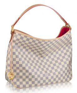 Replica Louis Vuitton Delightful MM Bag Damier Azur N41448 BLV062