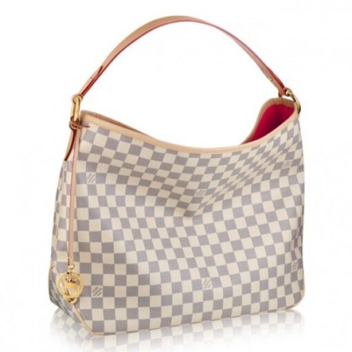 Replica Louis Vuitton Delightful MM Bag Damier Azur N41448 BLV062