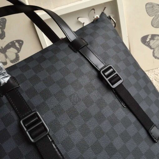 Replica Louis Vuitton Skyline Tote Damier Graphite N41456 BLV920 3