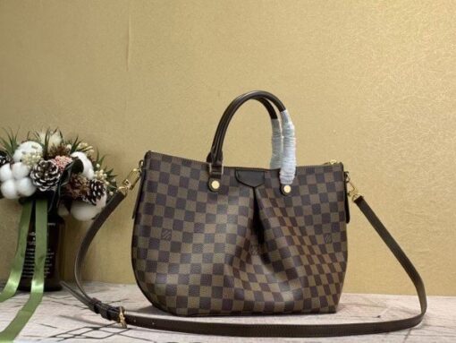 Replica Louis Vuitton Siena MM Bag Damier Ebene N41546 BLV089 4