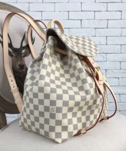 Replica Louis Vuitton Sperone Backpack Damier Azur N41578 BLV015 2