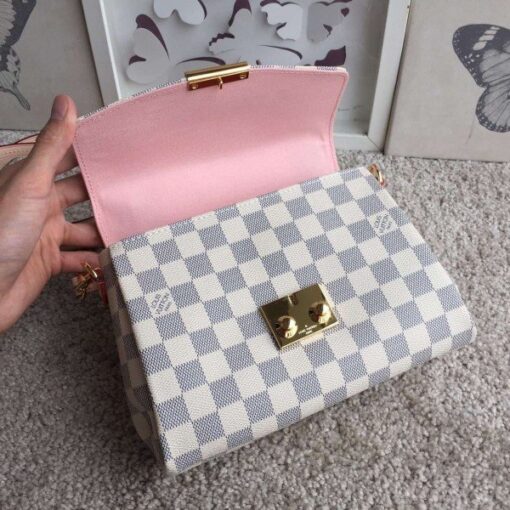 Replica Louis Vuitton Croisette Bag Damier Azur N41581 BLV070 5