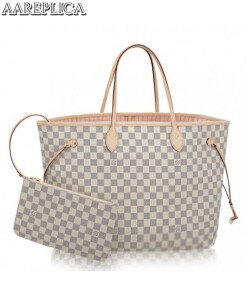 Replica Louis Vuitton Neverfull GM Bag Damier Azur N41604 BLV069