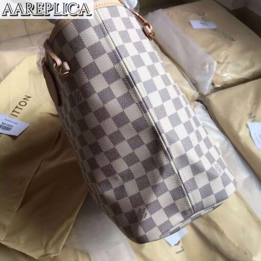 Replica Louis Vuitton Neverfull MM Bag Damier Azur N41605 BLV068 3