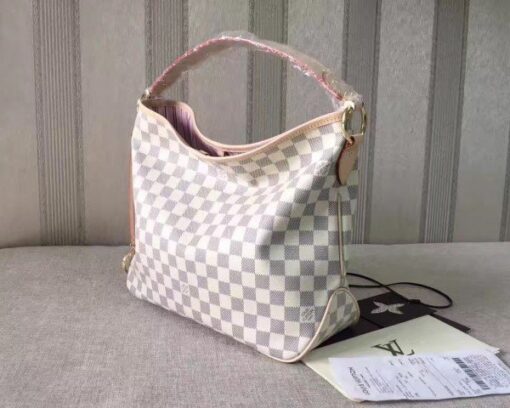 Replica Louis Vuitton Delightful PM Bag Damier Azur N41606 BLV067 2