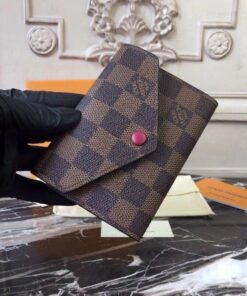 Replica Louis Vuitton Victorine Wallet Damier Ebene N41659 BLV937 2