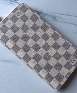 Replica Louis Vuitton Zippy Wallet Damier Azur Canvas N41660 BLV924 2