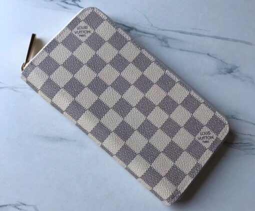 Replica Louis Vuitton Zippy Wallet Damier Azur Canvas N41660 BLV924 2