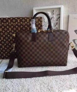 Replica Louis Vuitton Porte Documents Jour Damier Ebene N42242 BLV870 2