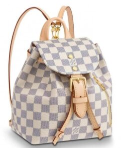 Replica Louis Vuitton Sperone BB Backpack Damier Azur N44026 BLV010