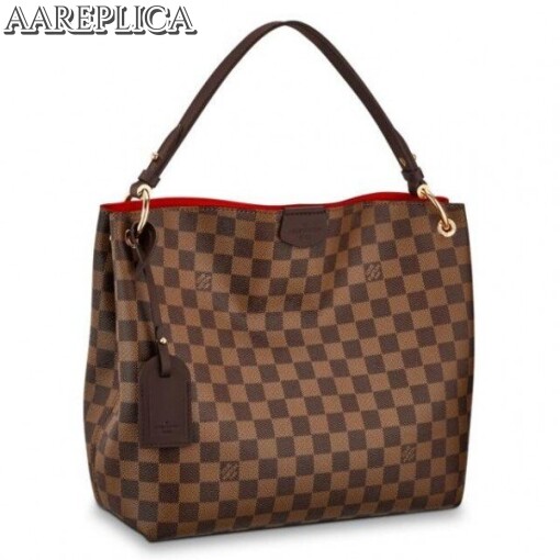 Replica Louis Vuitton Graceful PM Bag Damier Ebene N44044 BLV131