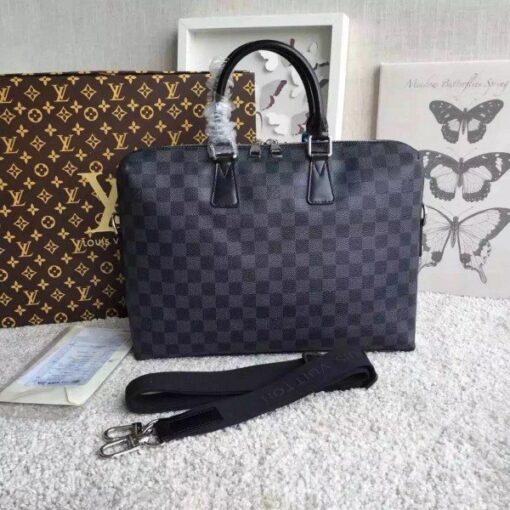 Replica Louis Vuitton Porte Documents Jour Damier Graphite N48224 BLV872 2