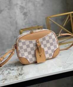 Replica Louis Vuitton Mini Deauville Bag Damier Azur N50048 BLV029 2