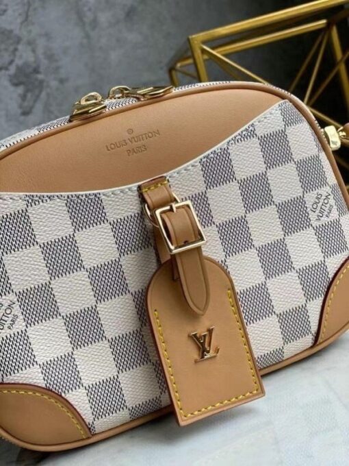 Replica Louis Vuitton Mini Deauville Bag Damier Azur N50048 BLV029 3