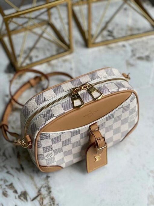 Replica Louis Vuitton Mini Deauville Bag Damier Azur N50048 BLV029 4