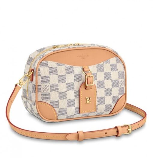 Replica Louis Vuitton Mini Deauville Bag Damier Azur N50048 BLV029