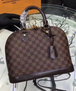 Replica Louis Vuitton Alma PM Bag Damier Ebene N53151 BLV126 2