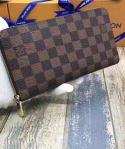 Replica Louis Vuitton Zippy Organiser Wallet Damier Ebene N60003 BLV934 2