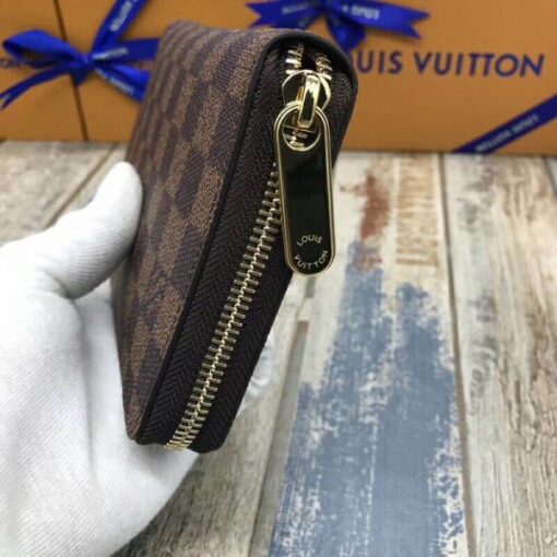 Replica Louis Vuitton Zippy Organiser Wallet Damier Ebene N60003 BLV934 3